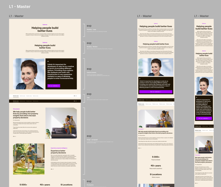 Cotality — UI design