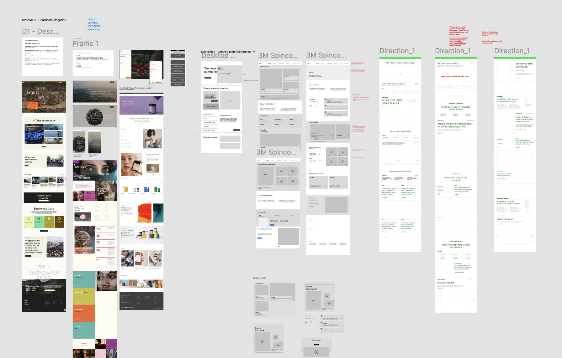 Early design exploration — block concepts